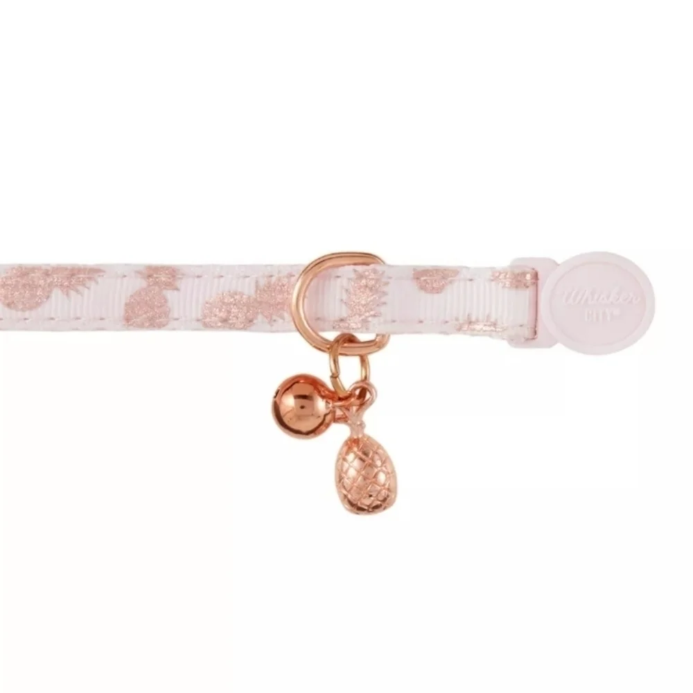 *Free with purchase* Whisker City® Pink Pineapple Adjustable Cat Collar
